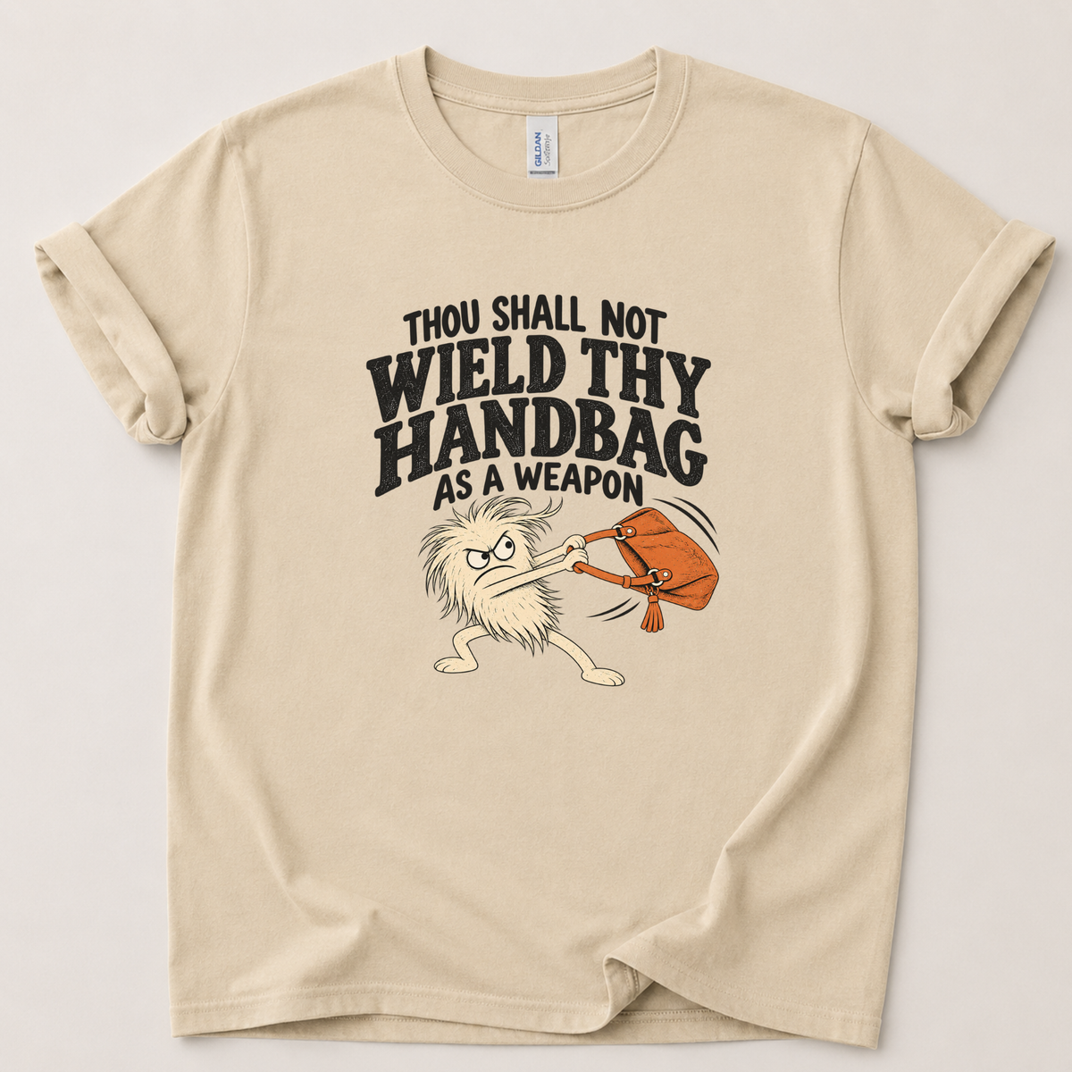 Thou shall not wield thy handbag T-Shirt