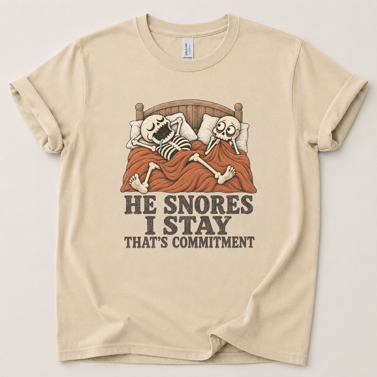 He snores I stay T-Shirt