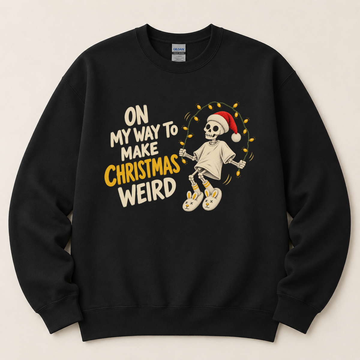 On my way to make Christmas weird Jumper