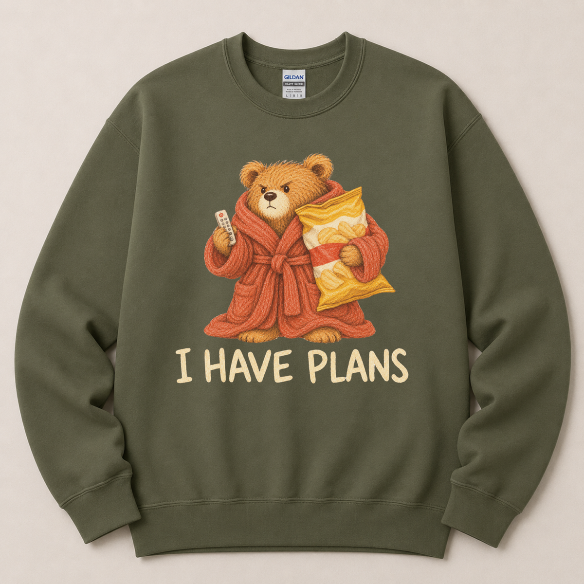 I have plans Bear Sweatshirt