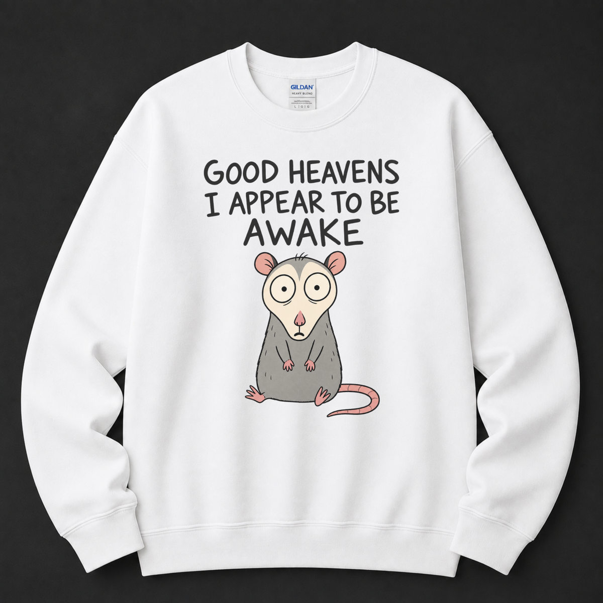 Good heavens I appear to be awake Sweatshirt