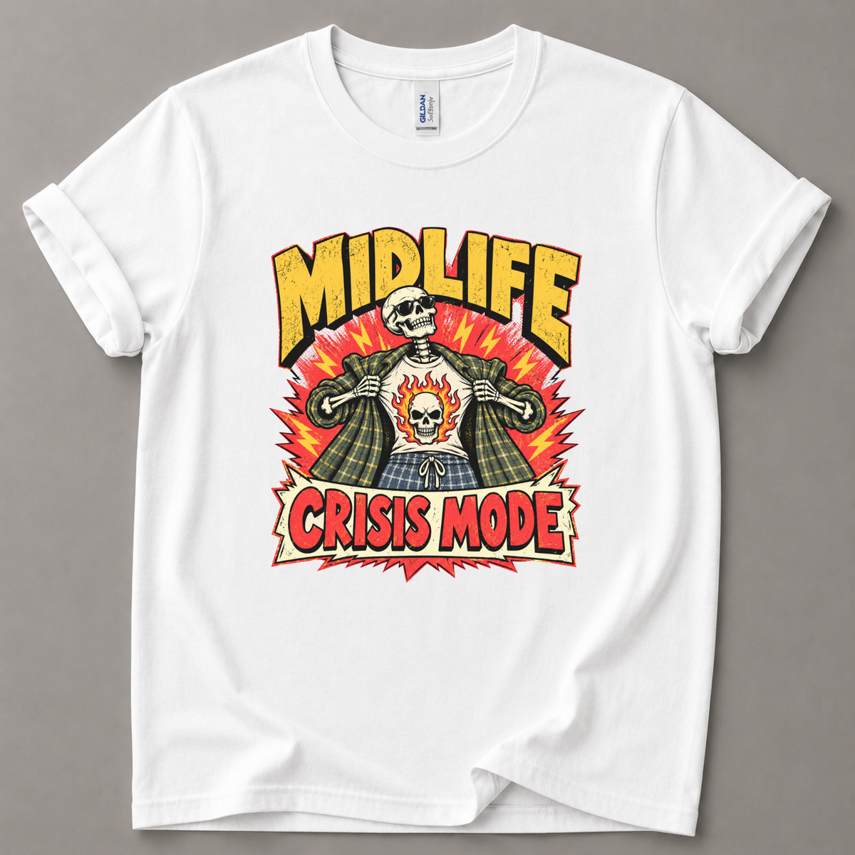 Midlife crisis mode skeleton T-Shirt