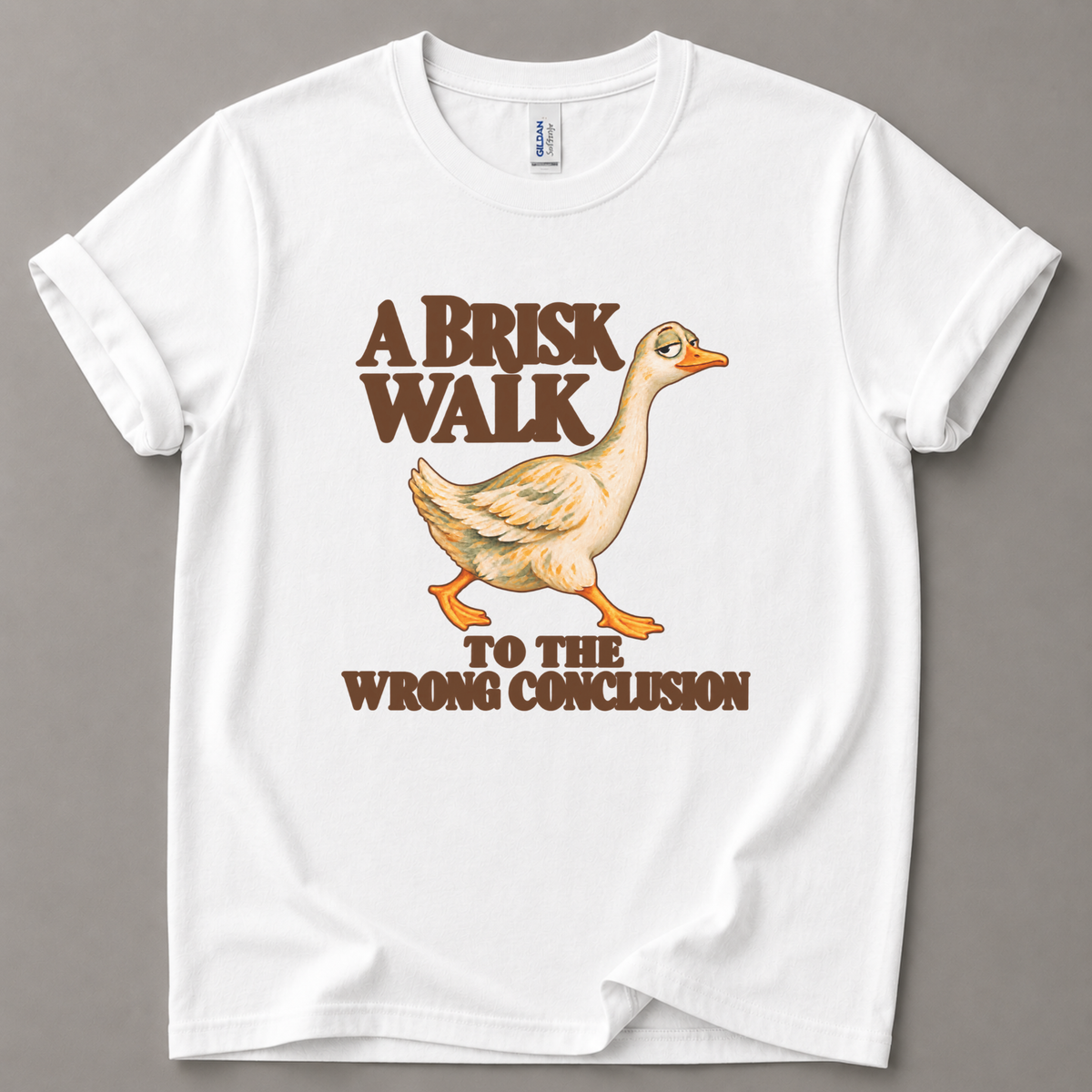 A brisk walk to the wrong conclusion T-Shirt