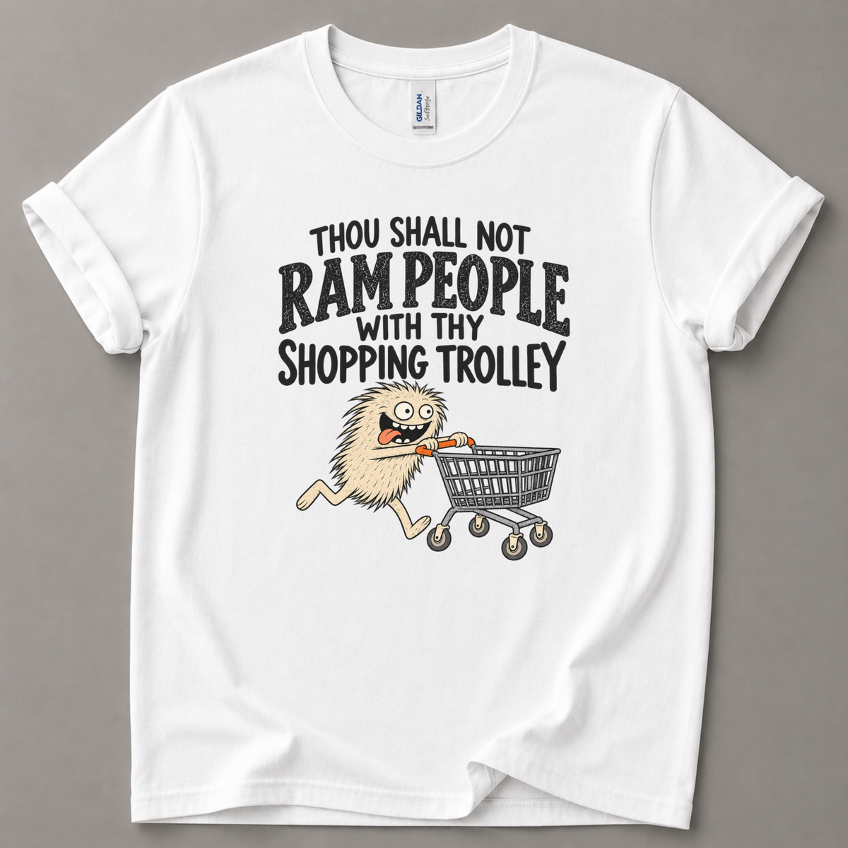 Thou shall not shopping trolley T-Shirt