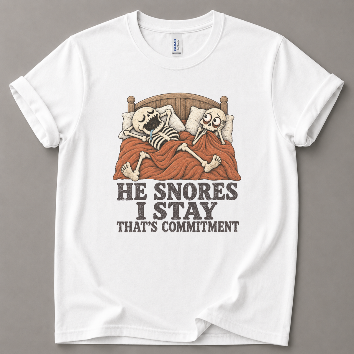 He snores I stay T-Shirt